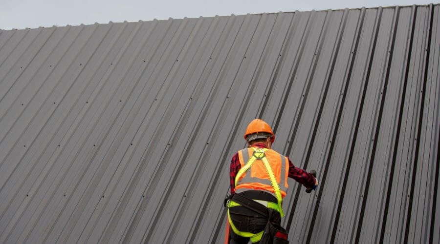 Professional metal roof installation services in Huntley, MT